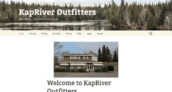 Desktop Screenshot of kapriveroutfitters.ca