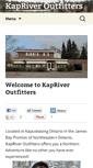 Mobile Screenshot of kapriveroutfitters.ca